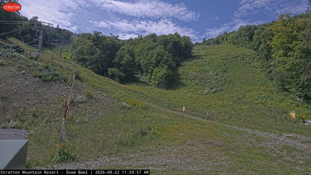 view from Stratton Snow Bowl on 2026-08-22