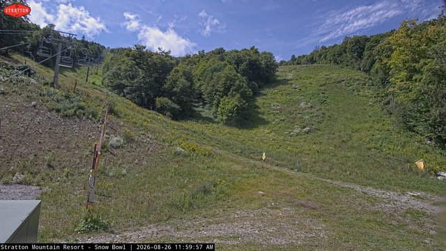 view from Stratton Snow Bowl on 2026-08-26