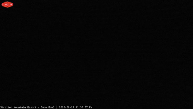 time-lapse frame, Stratton Snow Bowl webcam