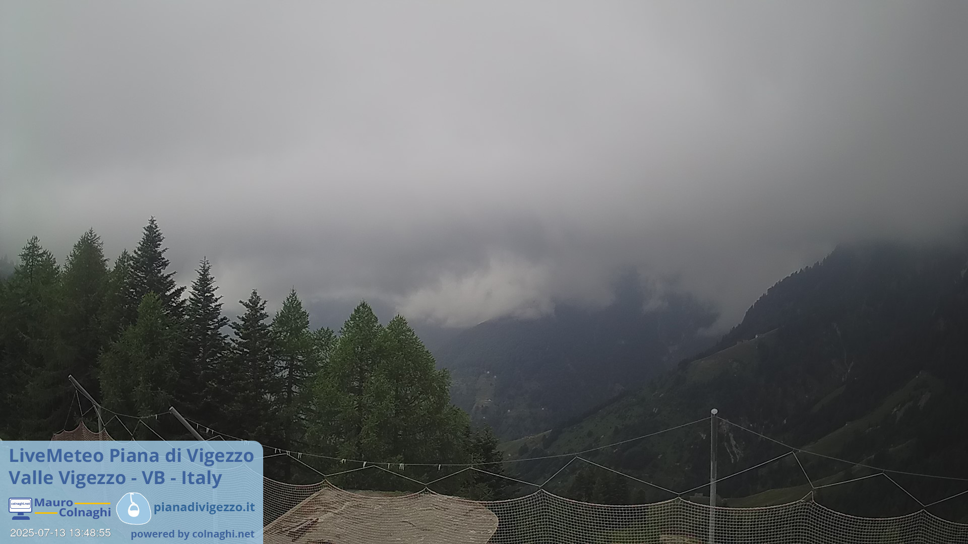 time-lapse frame, Piana Di Vigezzo 3 webcam