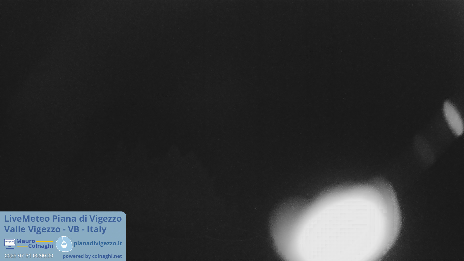 time-lapse frame, Piana Di Vigezzo 3 webcam