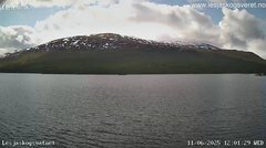 view from Lesjaskogsvatnet on 2025-06-11