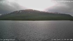 view from Lesjaskogsvatnet on 2025-06-22