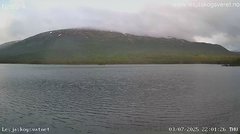 view from Lesjaskogsvatnet on 2025-07-03