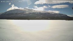 view from Lesjaskogsvatnet on 2026-03-30