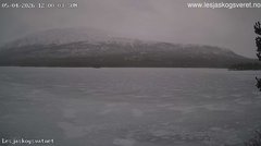 view from Lesjaskogsvatnet on 2026-04-05