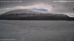 view from Lesjaskogsvatnet on 2026-04-09