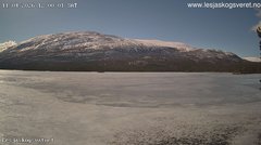 view from Lesjaskogsvatnet on 2026-04-11