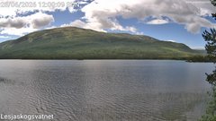 view from Lesjaskogsvatnet on 2026-06-28