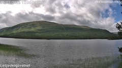 view from Lesjaskogsvatnet on 2026-07-30