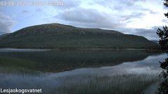 view from Lesjaskogsvatnet on 2026-08-03