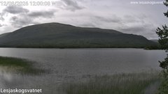 view from Lesjaskogsvatnet on 2026-08-12