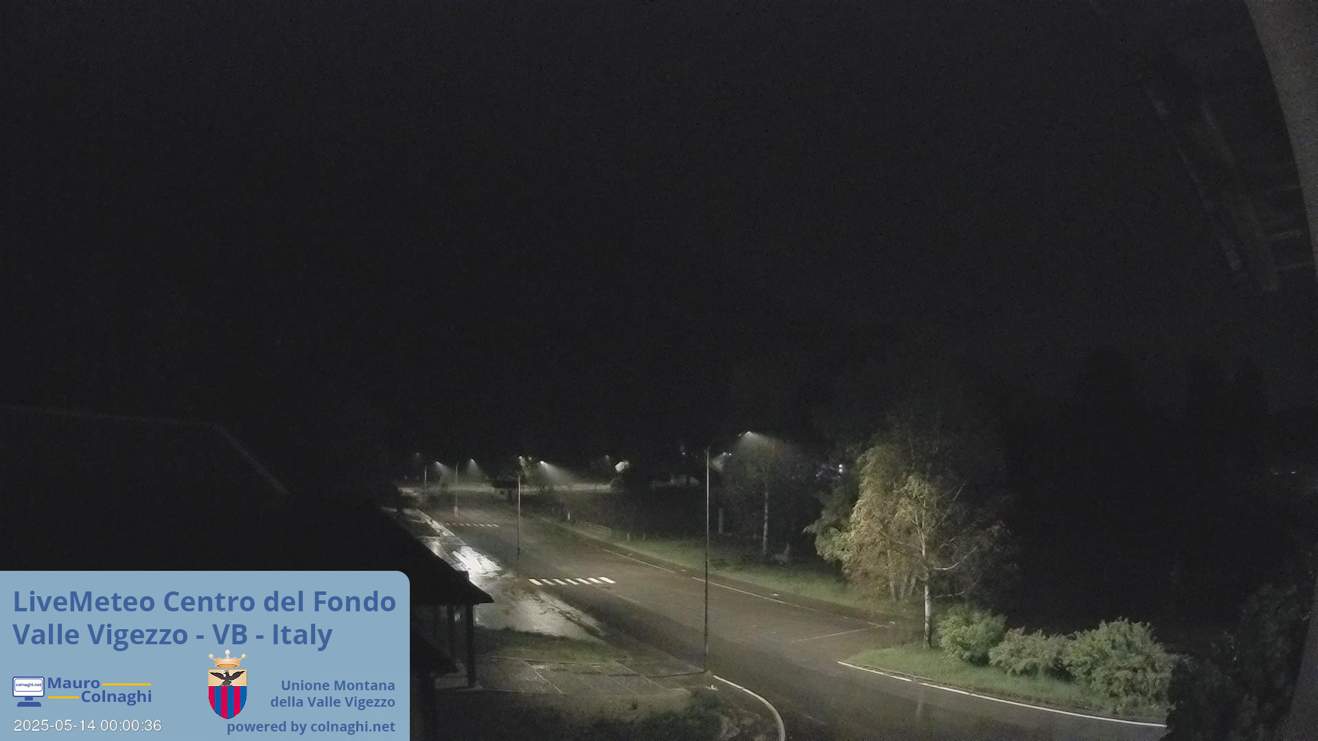 time-lapse frame, Unione Montana Valle Vigezzo webcam