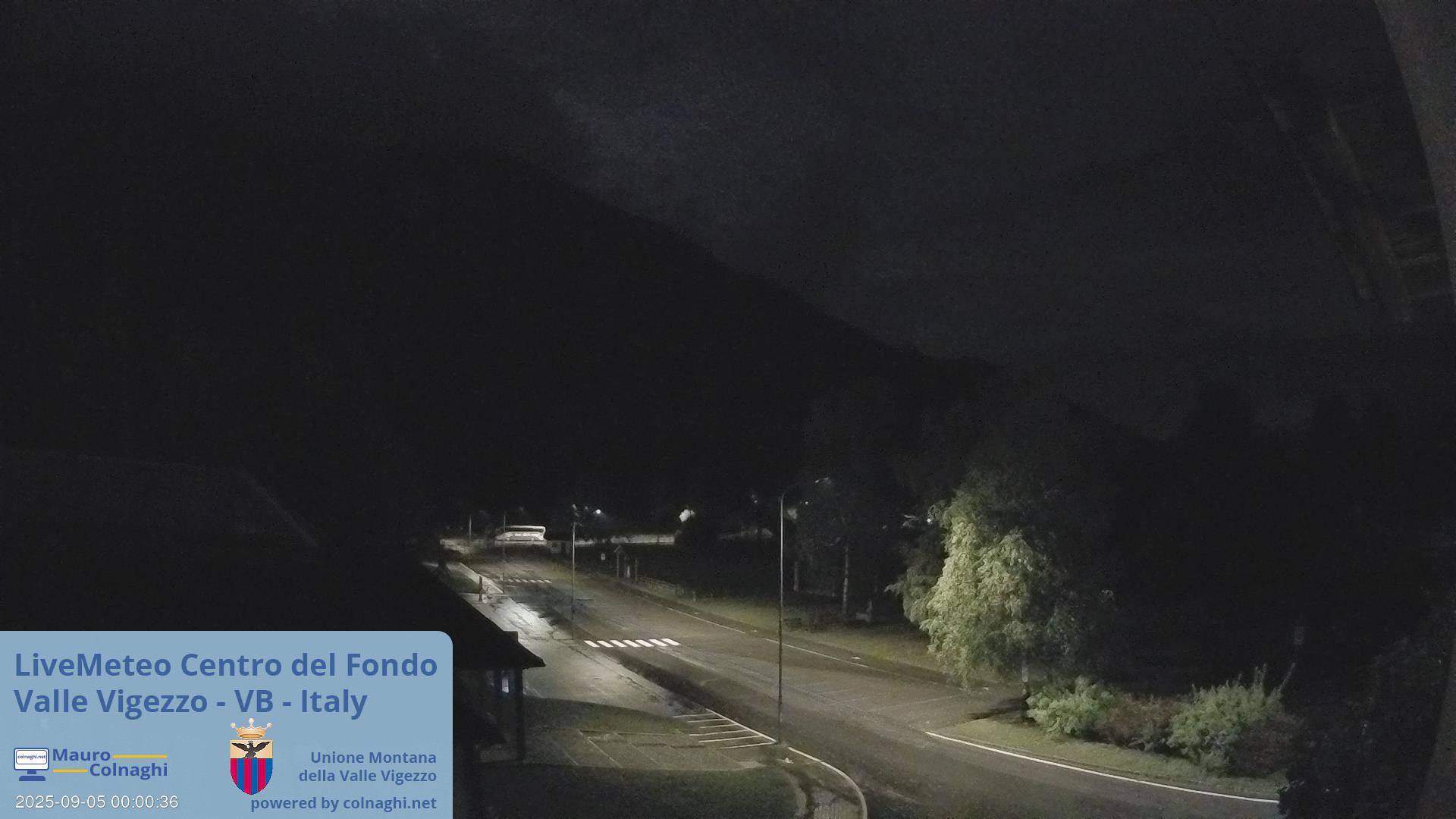 time-lapse frame, Unione Montana Valle Vigezzo webcam