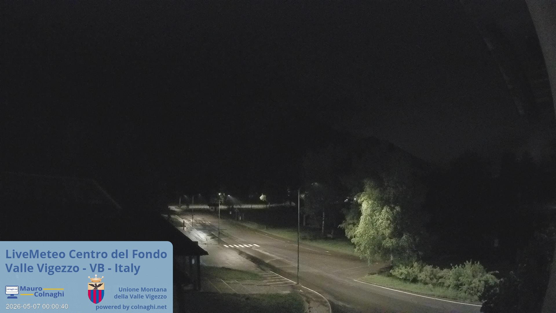time-lapse frame, Unione Montana Valle Vigezzo webcam