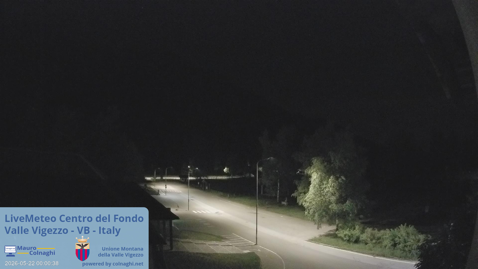 time-lapse frame, Unione Montana Valle Vigezzo webcam