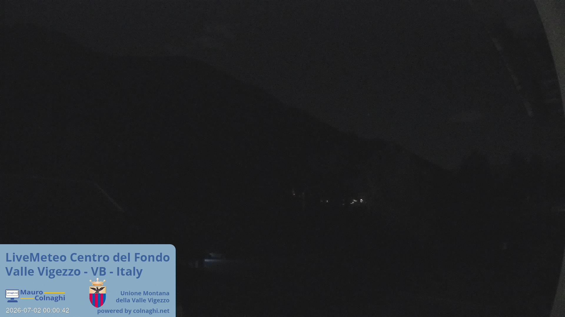 time-lapse frame, Unione Montana Valle Vigezzo webcam