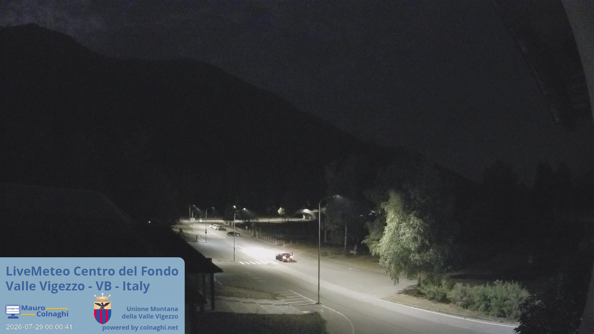 time-lapse frame, Unione Montana Valle Vigezzo webcam