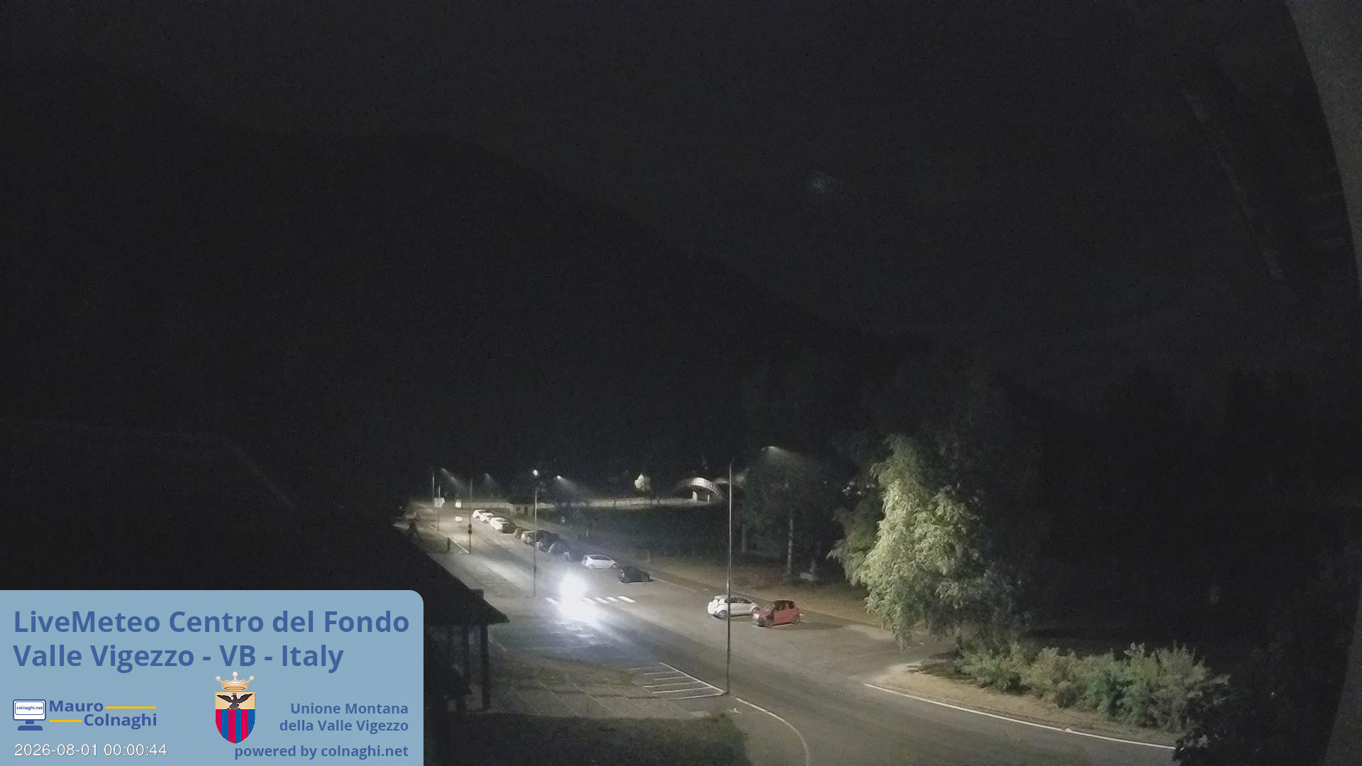 time-lapse frame, Unione Montana Valle Vigezzo webcam