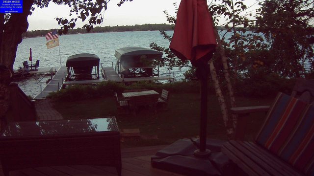 time-lapse frame, Ten Mile Lake Webcam webcam