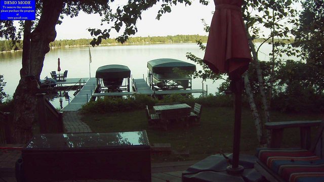 time-lapse frame, Ten Mile Lake Webcam webcam