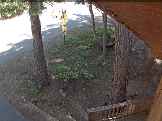 time-lapse frame, Tahoe Woods webcam