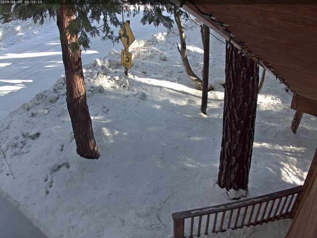 time-lapse frame, Tahoe Woods webcam