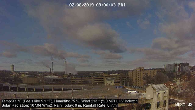 time-lapse frame, University Place Apartments - West Weather webcam