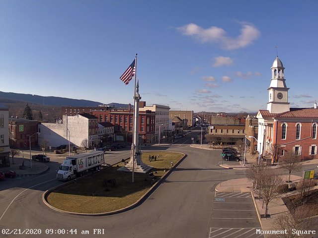 time-lapse frame, 13 East Market Street - Lewistown PA (west) webcam