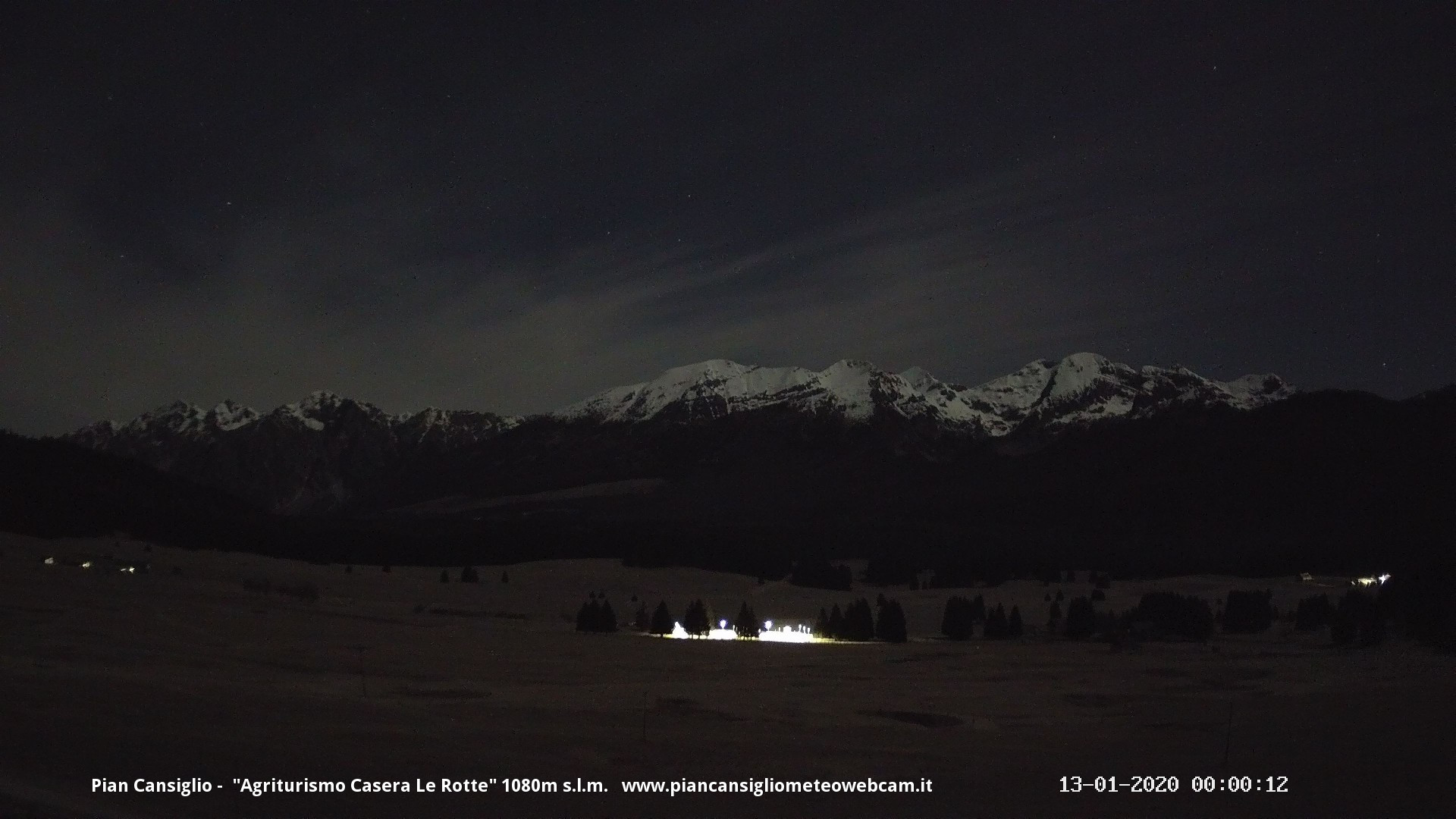 time-lapse frame, Pian Cansiglio - Casera Le Rotte webcam