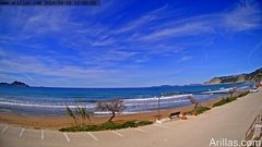 view from Arillas Corfu Live Webcam on 2024-04-03