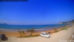 view from Arillas Corfu Live Webcam on 2024-04-12