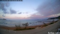 view from Arillas Corfu Live Webcam on 2024-04-19