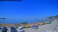 view from Arillas Corfu Live Webcam on 2024-04-29