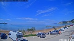 view from Arillas Corfu Live Webcam on 2024-04-30