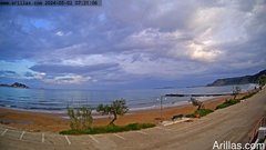 view from Arillas Corfu Live Webcam on 2024-05-02