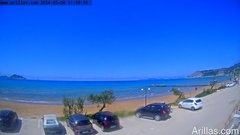 view from Arillas Corfu Live Webcam on 2024-05-06