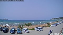 view from Arillas Corfu Live Webcam on 2024-05-21