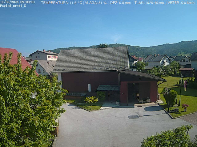 time-lapse frame, VREME ŽIRI-cam-1-SV webcam