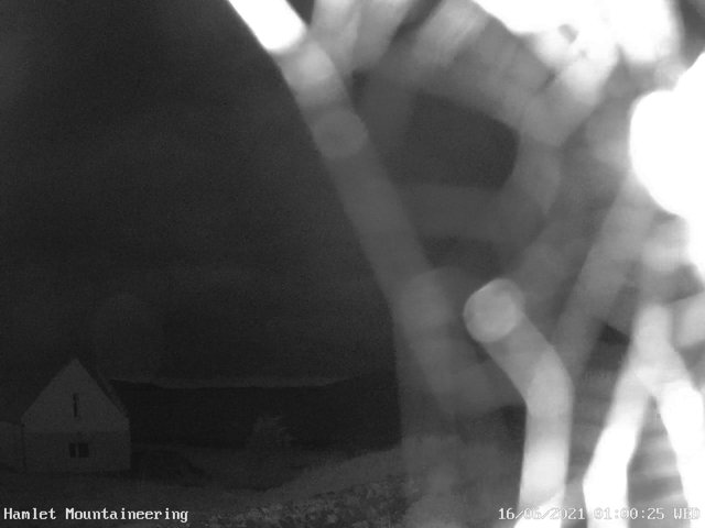 time-lapse frame, Hamlet Mountaineering webcam