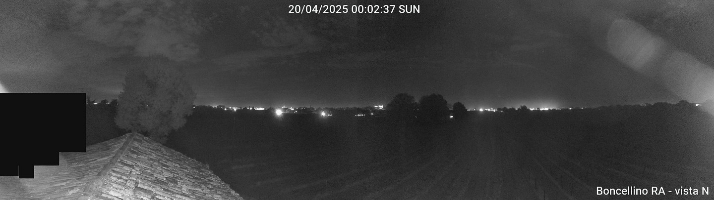 time-lapse frame, Boncellino Nord webcam
