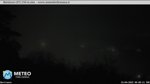 time-lapse frame, Bertinoro webcam