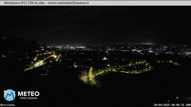 time-lapse frame, Bertinoro webcam