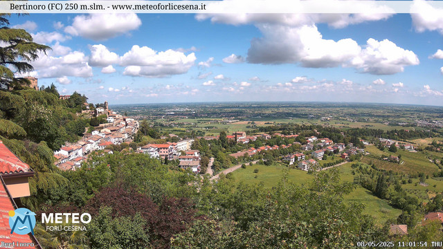 time-lapse frame, Bertinoro webcam