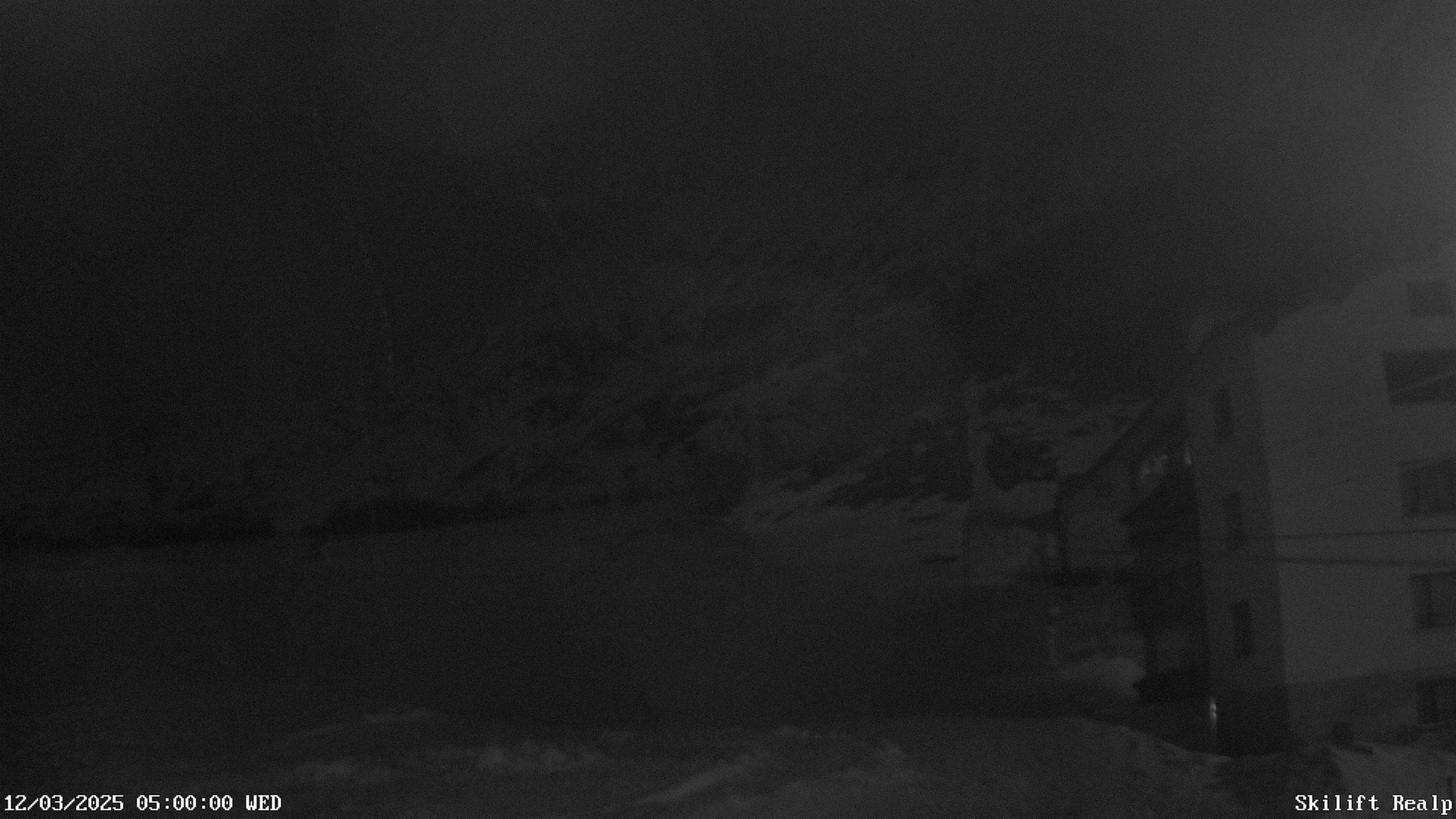 time-lapse frame, Skilift Realp webcam