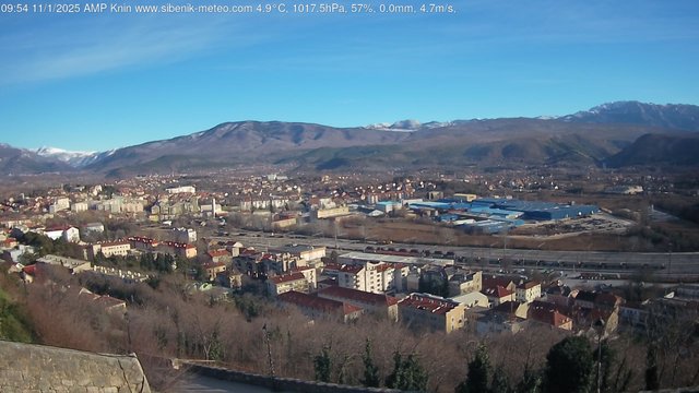 time-lapse frame, Knin webcam