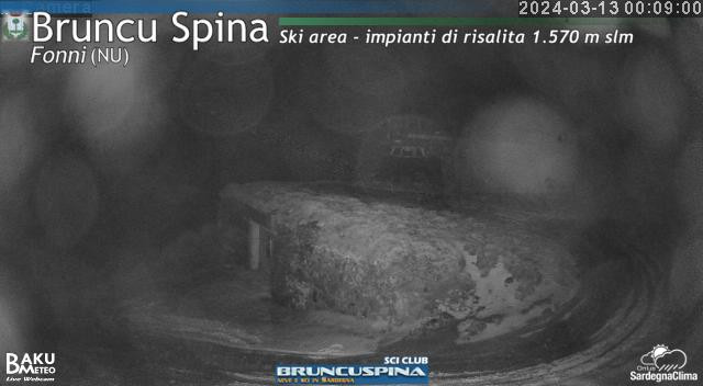 time-lapse frame, Bruncu Spina webcam