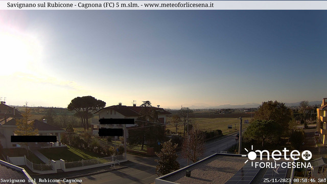 time-lapse frame, Savignano sul Rubicone webcam