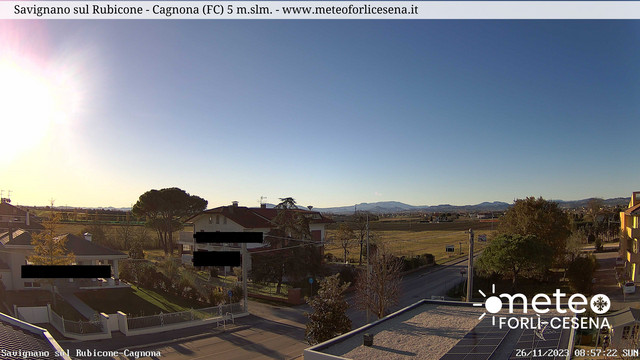 time-lapse frame, Savignano sul Rubicone webcam