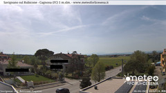 view from Savignano sul Rubicone on 2024-04-08